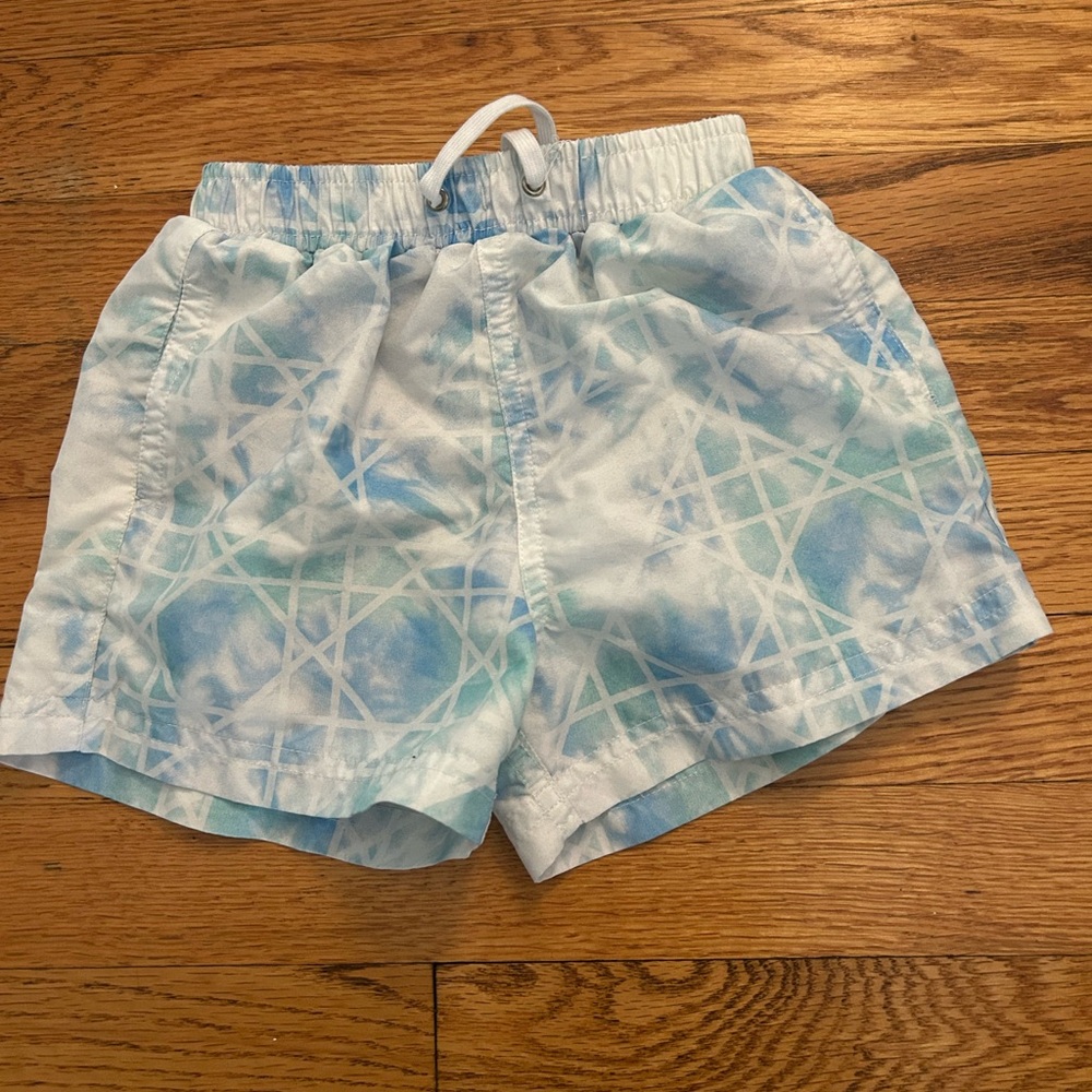 Dior Light Blue and White Patterned Apparel